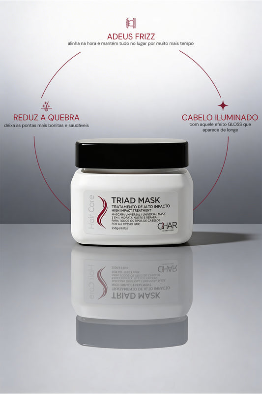 Máscara Triad Mask Char - Nutrição, Hidratação e Reconstrução