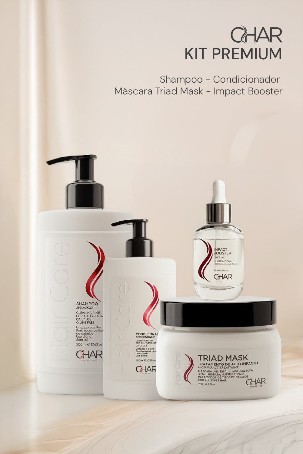 Kit Tratamento Premium - Lavagem + Finalização