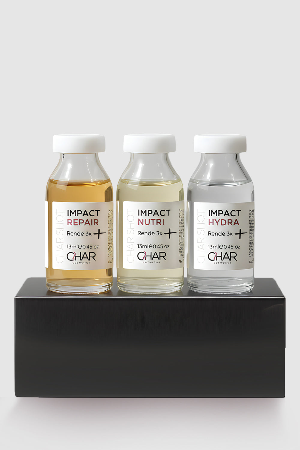 Kit Char Shot - Trio de Ampolas (Hydra, Nutri e Repair)