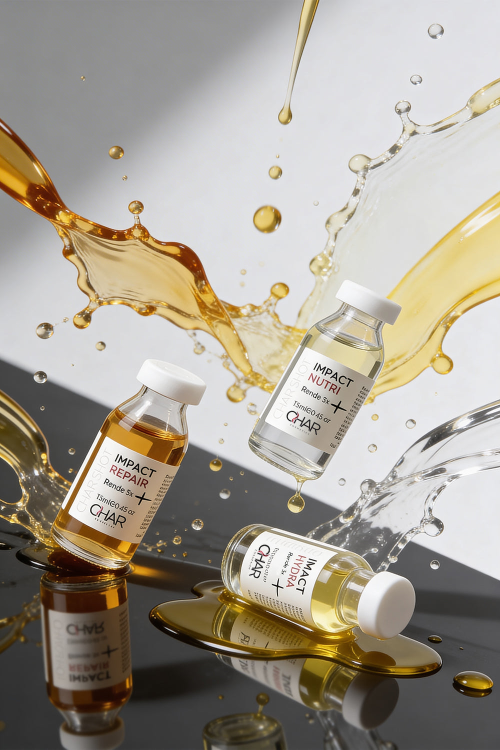 Kit Char Shot - Trio de Ampolas (Hydra, Nutri e Repair)