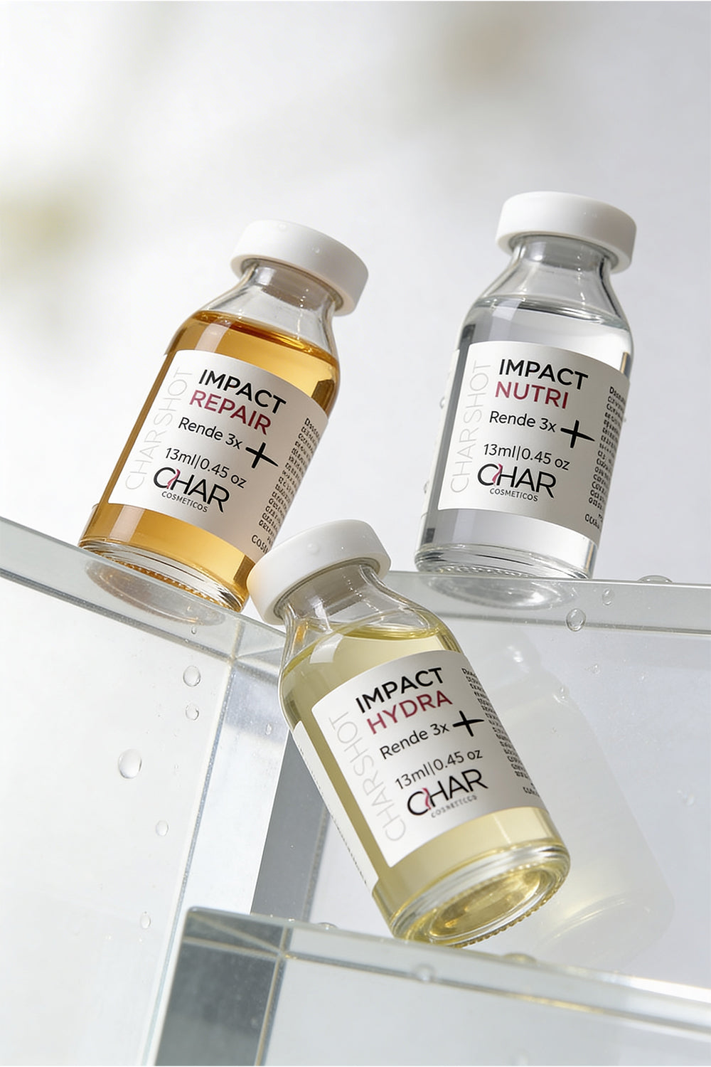 Kit Char Shot - Trio de Ampolas (Hydra, Nutri e Repair)