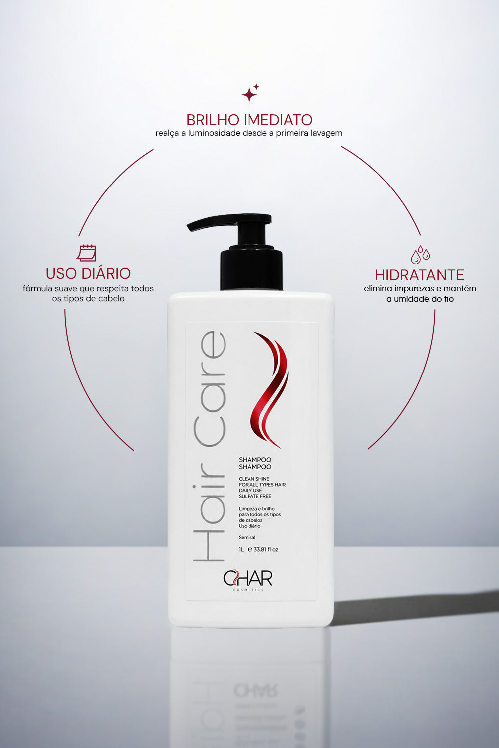 Shampoo Clean Shine Char 1L