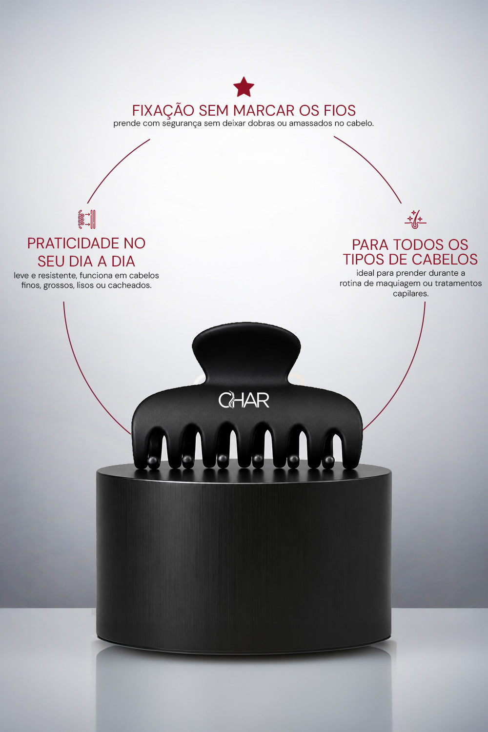 Presilha de Cabelo CHAR