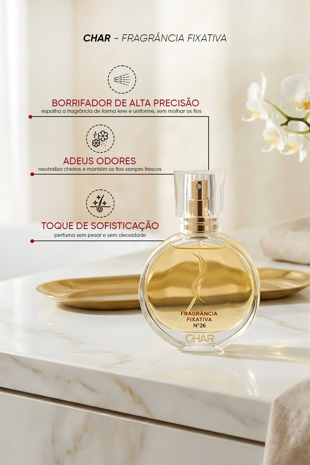 Perfume Capilar Fixative N°26 30ml