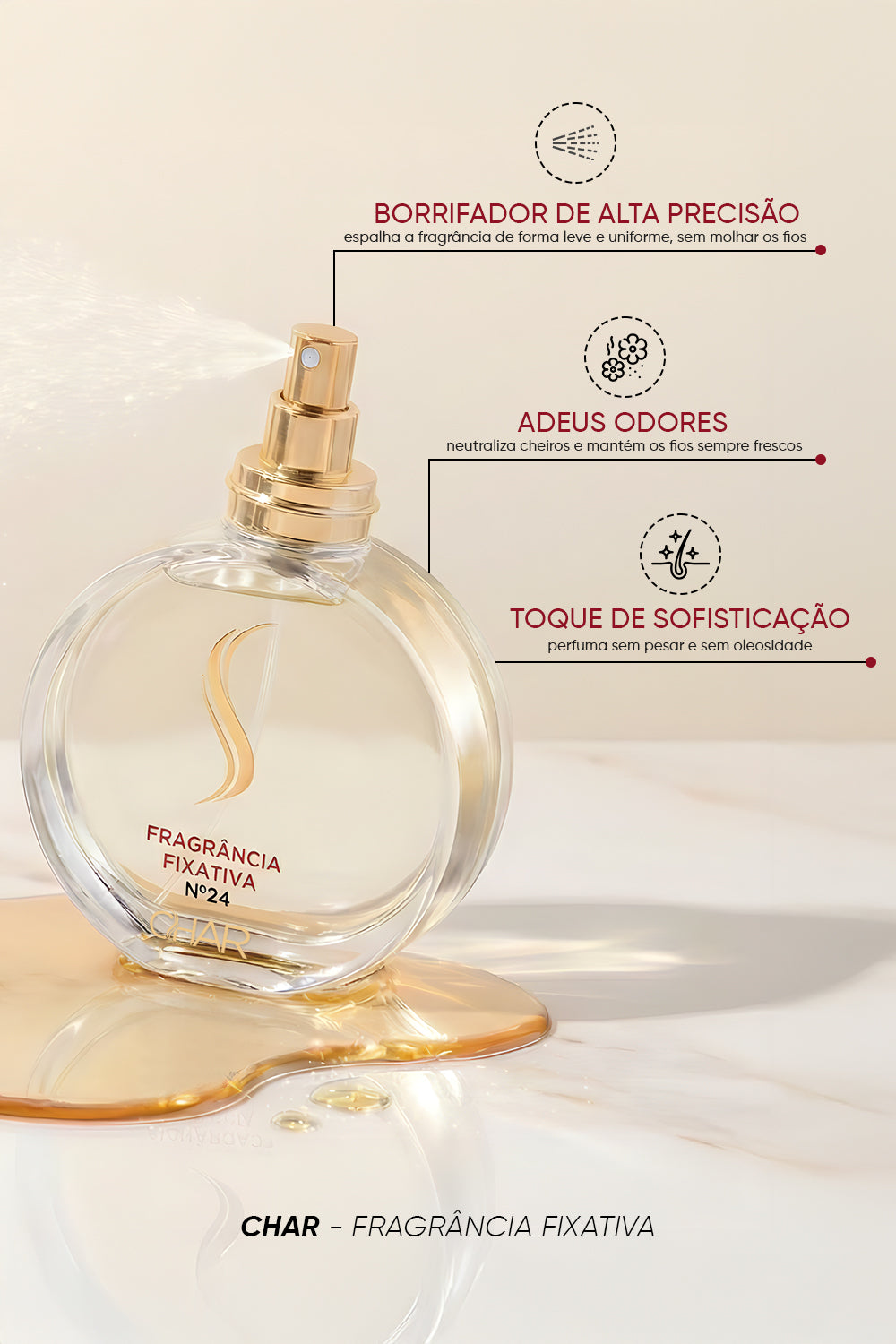 Perfume Capilar Fixative N°24 30ml