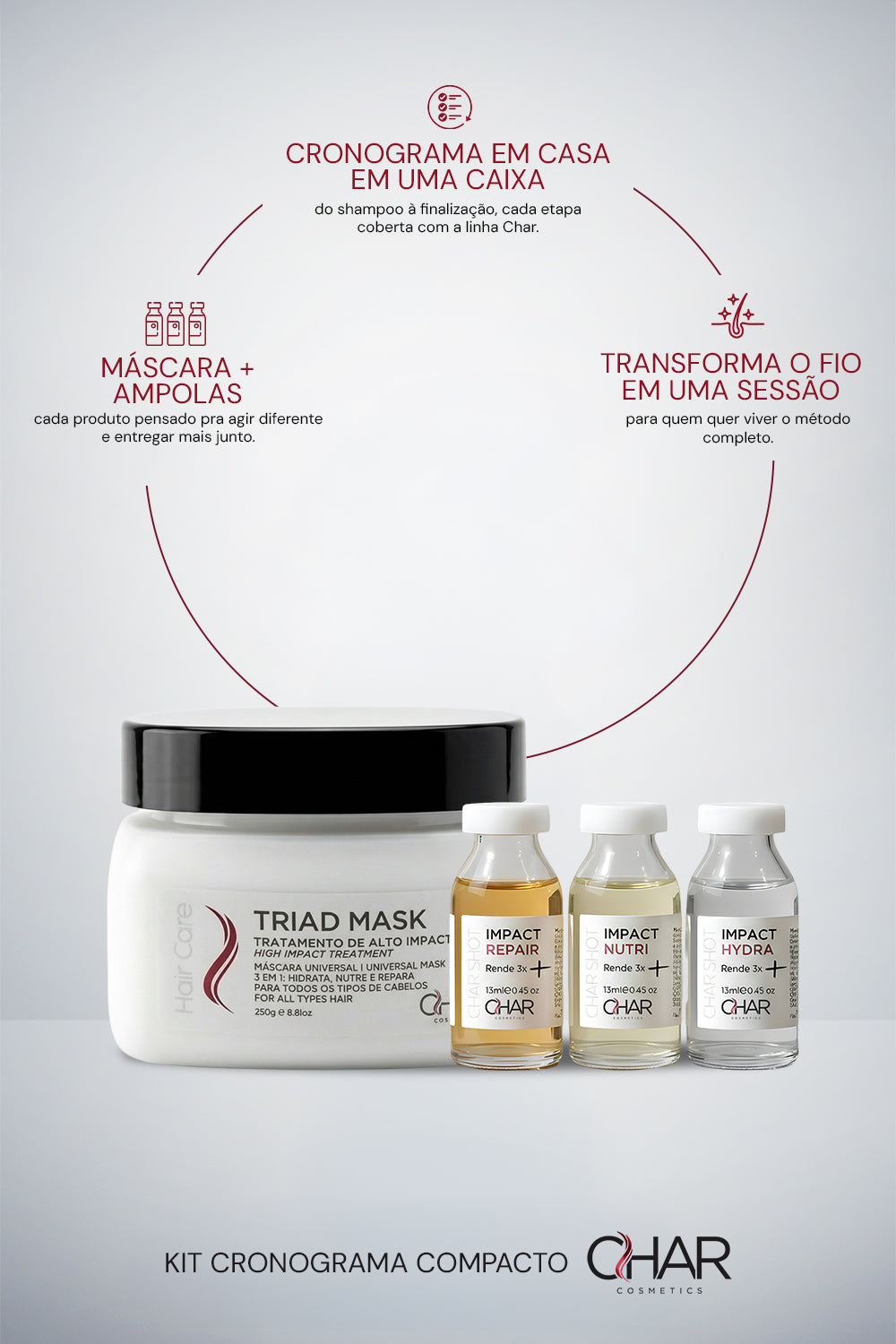 Kit Cronograma Capilar Compacto